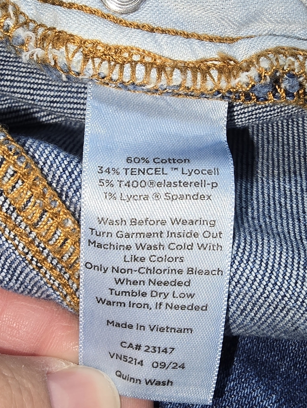 Talbots Relaxed Barrel Jeans Size 16 - Picture 5 of 5
